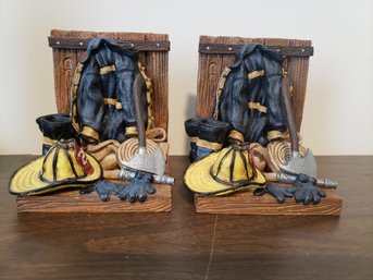 Firefighter Bookends