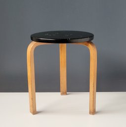 Early Original Alvar Aalto Stool 60 By Artek Finland