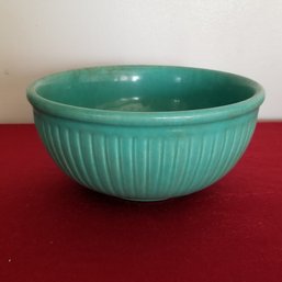 Red Wing Pottery 6' Turquoise Bowl
