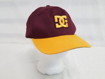 DC  Maroon & Yellow Adjustable Baseball Hat