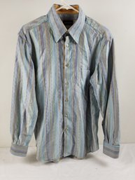 Vintage RISCATTO Button Down Shirt Made In Italy Size M