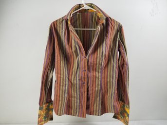 Vintage Niformis Flip Cuff Shirt Made In Italy  Size L