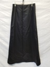 Vera Wang Black Polyester Maxi Skirt Size 12 - NOS With Tags