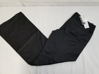 Nanette Lepore Lacey Waistband Black Pants Size 8 New