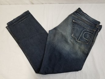 FCUK Jeans Blue Denim Regular Stone Wash W34 L34