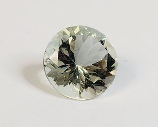 3 Carat ----- 10mm Round Prasiolite (Green Amethyst)  Loose Gemstone