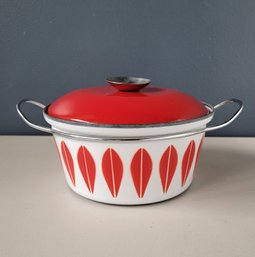 60s Cathrineholm Lotus Enamelware Dutch Oven