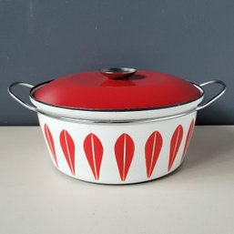 60s Cathrineholm Lotus Enamelware Dutch Oven