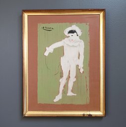 Vintage Pablo Picasso Le Petite Pierrot Serigraph