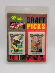 1991 Classic Draft Picks Football Set Box