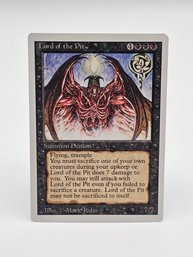 Magic The Gathering Lord Of The Pit Revised Card