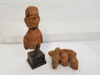 Primitive Clay Statue