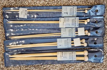 Plymouth Bamboo Knitting Needles, 10' L, Sizes 1, 3, 4, 8, 15