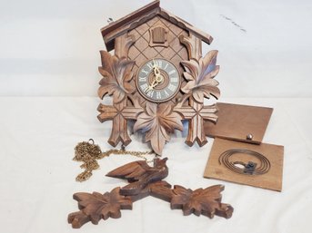 Vintage West Germany Cuckcoo Clock For Repair