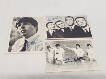 Three Beatles Black & White Trading Cards - 2nd & 3rd Series