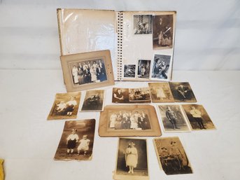 Great Grouping Of One Family's B&w Turn Of The Century Early 1900s Antique Photographs