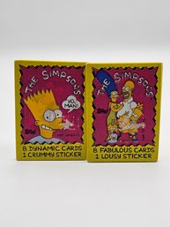 1990 Topps The Simpsons 2pks Cards