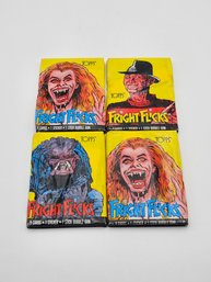 1985 Topps Fright Flicks 4pks Cards