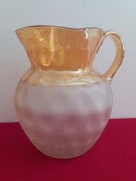 Frosted Glass Pitcher