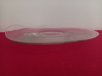 Clear Glass Serving Platter