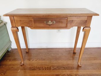 Ethan Allen Heirloom Collection Maple Console Table 10-9043 Finish #211