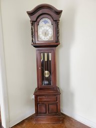 Handsome Vintage Ethan Allen Grandfather Clock