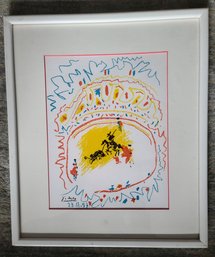 Print Of Picasso's La Corrida (The Bullring)