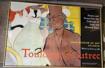 Framed Poster From The High Museum Of Art, Toulouse Lautrec, 1998