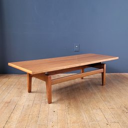 60s Mid Century Jens Risom Floating Top Coffee Table