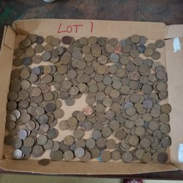 Large Lot Of Wheat Pennies - Lot 1