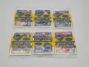 1998 UD Choice Football Preview 6pks Cards