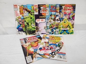 Seven 1992 Marvel Comics Toxic Crusaders Comic Books Issues 1 Through 7 (Lot EE)