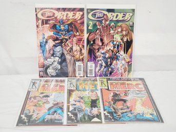 Five Marvel Comics The Order & Mark Hazzard MERC Comic Books (Lot II)