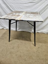 Vintage Art Projects Folding Wood Table