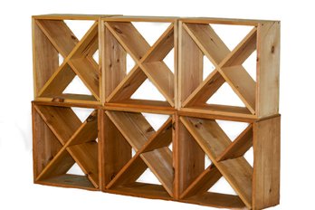 PINE WOOD WINE CELLAR RACK SYSTEM