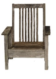 MISSiON STYLE SEA WEATHERED CHAIR