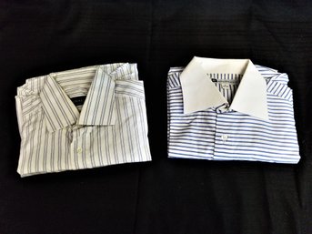 Men's BACHRACH French Cuff And CANALI Button Down Shirts Sizes 32/33 - 40