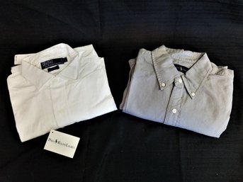 Men's Ralph Lauren Classic Button Down Shirts Sizes Med/16 - 35