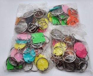 Huge Lot Of Approximately 50 Key Rings