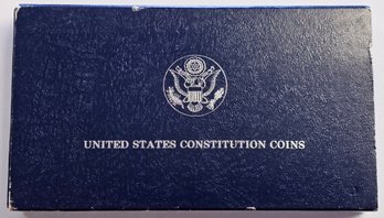 1987 $1.00 US CONSTITUTION COIN 90 SILVER PROOF