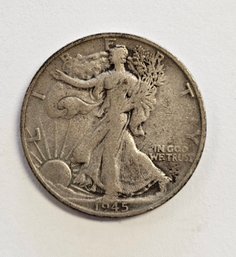 1945 S WALKING LIBERTY HALF DOLLAR