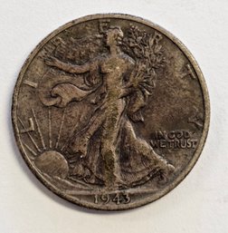 1943 D WALKING LIBERTY HALF DOLLAR