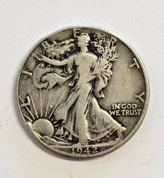 1942 WALKING LIBERTY HALF DOLLAR