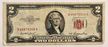 1953 RED SEAL $2.00 BILL