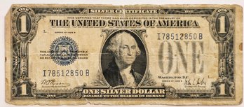 SERIES OF 1928 ONE DOLLAR BLUE SEAL BILL