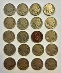 20 INDIAN HEAD NICKELS DATES NOT VISABLE