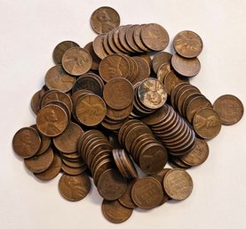 LOT OF 1950'S WHEAT PENNIES