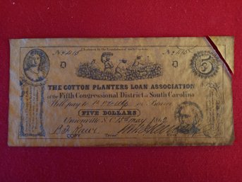 The Cotton Planters Note #1