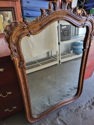 Vintage Wood Frame Henredon Mirror