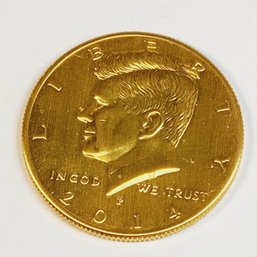 2014 GOLD Plated Uncirculated Kennedy Half Dollar